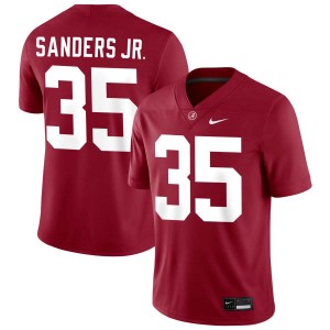 Men Alabama Crimson Tide #35 Abduall Sanders Jr. Crimson Alumni College Football Jersey 585766-220