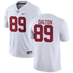 Men Alabama Crimson Tide #89 Brody Dalton White University College Football Jerseys 526426-528