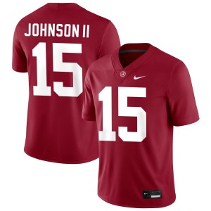 Men Alabama Crimson Tide #15 Duke Johnson II Crimson NCAA College Football Jerseys 712174-774