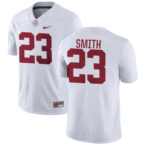 Men Alabama Crimson Tide #23 James Smith White NCAA College Football Jersey 545793-271
