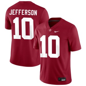 Men Alabama Crimson Tide #10 Justin Jefferson Crimson 2025 College Football Jersey 501866-985