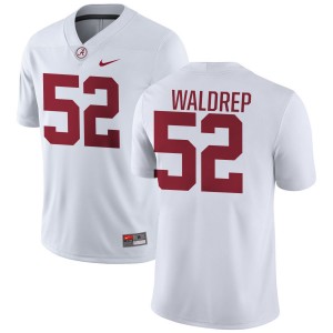 Men Alabama Crimson Tide #52 Mal Waldrep White High School College Football Jerseys 571104-935