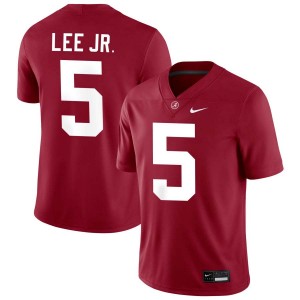 Men Alabama Crimson Tide #5 Dijon Lee Jr. Crimson 2025 College Football Jerseys 426405-235
