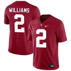 Men's Alabama Crimson Tide #2 Ryan Williams Crimson Game College Football Jersey 477430-646