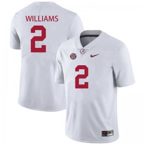 Men's Alabama Crimson Tide #2 Ryan Williams White 2024 College Football Jersey 249895-206
