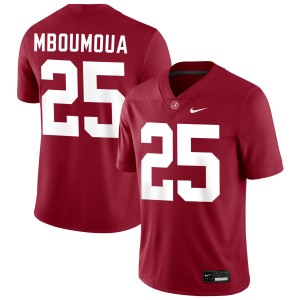 Men Alabama Crimson Tide #25 Steve Bolo Mboumoua Crimson Game College Football Jerseys 361500-651