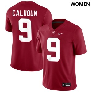Women Alabama Crimson Tide #9 Cameron Calhoun Crimson 2025-26 College Football Jersey 974739-425