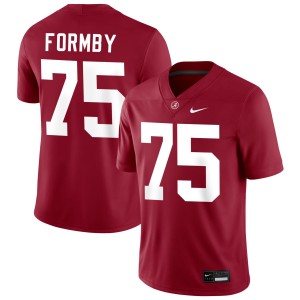Men Alabama Crimson Tide #75 Wilkin Formby Crimson Official College Football Jerseys 776165-532