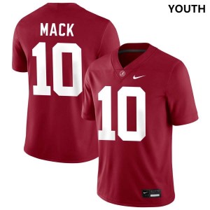 Youth Alabama Crimson Tide #10 Austin Mack Crimson 2025 College Football Jerseys 191304-900