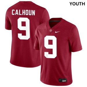 Youth Alabama Crimson Tide #9 Cameron Calhoun Crimson Alumni College Football Jerseys 831103-129