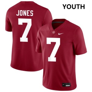 Youth Alabama Crimson Tide #7 DaShawn Jones Crimson 2025 College Football Jerseys 124995-765