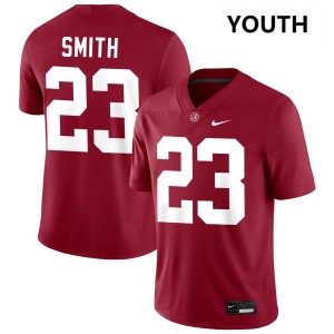 Youth Alabama Crimson Tide #23 James Smith Crimson Player College Football Jerseys 589649-805