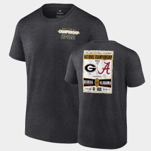 Men's Alabama Crimson Tide Crimson 2022 National Championship Georgia Bulldogs CFP Matchup College Football T-Shirt 272035-848