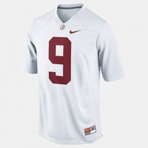 Youth Alabama Crimson Tide #9 Amari Cooper White College Football Jersey 451614-764