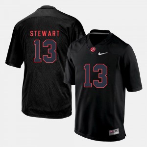 Men's Alabama Crimson Tide #13 ArDarius Stewart Black College Football Jersey 547881-718