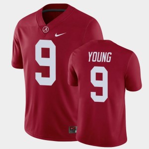 Men's Alabama Crimson Tide #9 Bryce Young Crimson Game Jersey 153167-730
