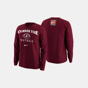 Men's Alabama Crimson Tide Crimson College Football Retro Pack Sweater 222052-260