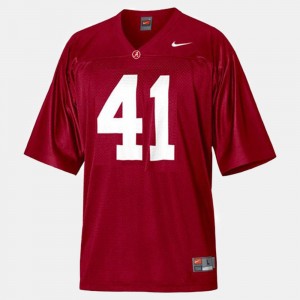 Youth Alabama Crimson Tide #41 Courtney Upshaw Red College Football Jersey 688457-113