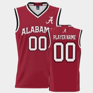 Men's Alabama Crimson Tide #00 Custom Crimson ProSphere College Basketball Jersey 867001-355