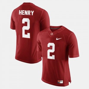 Men's Alabama Crimson Tide #2 Derrick Henry Red College Football Jersey 585258-772