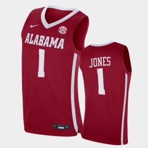 Men's Alabama Crimson Tide #1 Herbert Jones Red College Basketball Jersey 422784-784