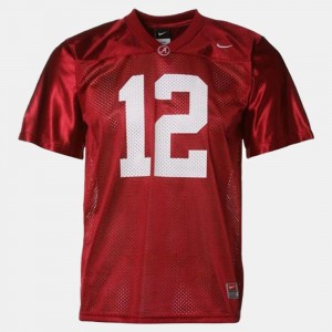 Youth Alabama Crimson Tide #12 Joe Namath Red College Football Jersey 529665-241
