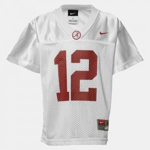 Men's Alabama Crimson Tide #12 Joe Namath White College Football Jersey 768498-398