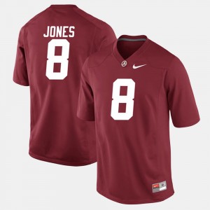 Men's Alabama Crimson Tide #8 Julio Jones Crimson Alumni Football Game Jersey 393434-672