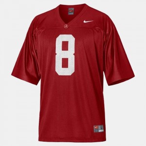 Men's Alabama Crimson Tide #8 Julio Jones Red College Football Jersey 525572-494