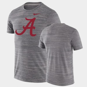 Men's Alabama Crimson Tide Charcoal Velocity Performance GFX Velocity T-Shirt 416757-296
