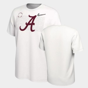 Men's Alabama Crimson Tide White Playoff College Football T-Shirt 424898-219