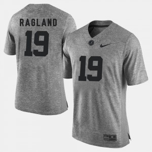 Men's Alabama Crimson Tide #19 Reggie Ragland Gray Gridiron Gray Limited Jersey 481430-419
