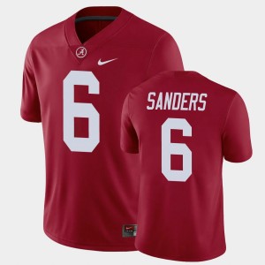 Men's Alabama Crimson Tide #6 Trey Sanders Crimson Game Jersey 752892-755