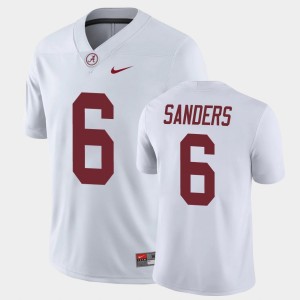Men's Alabama Crimson Tide #6 Trey Sanders White Game Jersey 231449-546