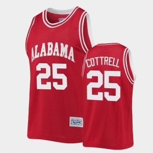Men's Alabama Crimson Tide #25 Adam Cottrell Crimson Classic Commemorative Basketball Jersey 699193-166