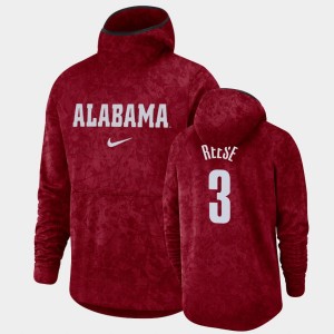 Men's Alabama Crimson Tide #3 Alex Reese Crimson Pullover Team Logo Basketball Spotlight Hoodie 746240-696