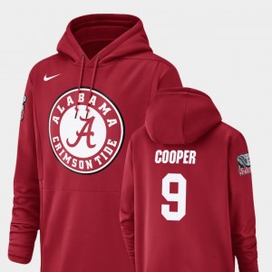 Men's Alabama Crimson Tide #9 Amari Cooper Crimson Football Performance Champ Drive Hoodie 571798-991