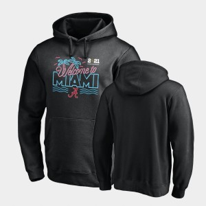 Men's Alabama Crimson Tide Black College Football Pullover 2021 National Championship Hoodie 366637-661