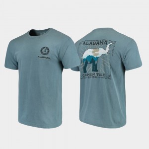 Men's Alabama Crimson Tide Blue Comfort Colors State Scenery T-Shirt 401891-902