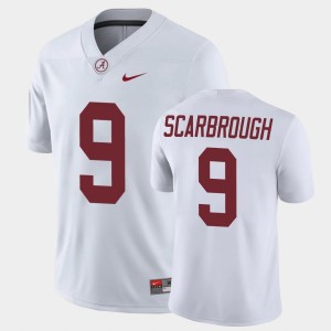 Men's Alabama Crimson Tide #9 Bo Scarbrough White Game College Football Jersey 528730-760