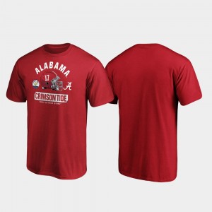 Men's Alabama Crimson Tide Crimson Spike 2020 Citrus Bowl Bound T-Shirt 937099-993