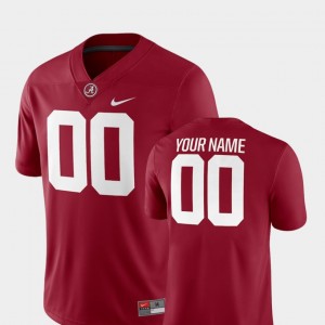 Men's Alabama Crimson Tide #00 Custom Crimson 2018 Game College Football Jersey 319602-119