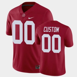 Men's Alabama Crimson Tide #00 Custom Crimson Alumni Player Football Game Jersey 582711-352