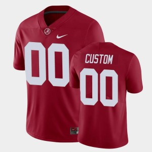 Men's Alabama Crimson Tide #00 Custom Crimson Limited Jersey 980147-951