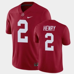 Men's Alabama Crimson Tide #2 Derrick Henry Crimson Alumni Player Football Game Jersey 661481-819