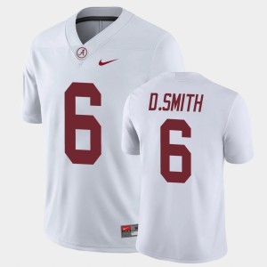 Men's Alabama Crimson Tide #6 DeVonta Smith White Game College Football Jersey 151844-863