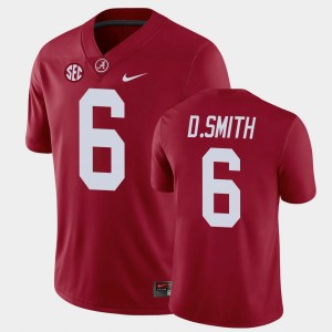 Men's Alabama Crimson Tide #6 DeVonta Smith Crimson College Football Game Jersey 449575-795
