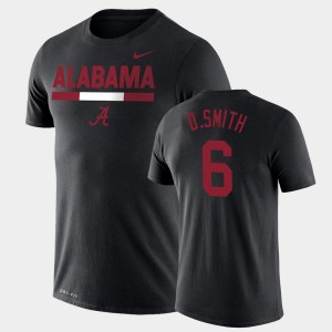 Men's Alabama Crimson Tide #6 DeVonta Smith Black Legend Performance Team DNA T-Shirt 955945-798