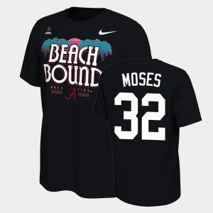 Men's Alabama Crimson Tide #32 Dylan Moses Black Bound College Football Playoff 2021 National Championship T-Shirt 299464-873