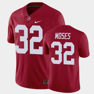 Men's Alabama Crimson Tide #32 Dylan Moses Crimson Alumni Player Football Game Jersey 972309-426